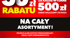 50 zł RABATU za każde wydane 500 zł w RTV EURO AGD