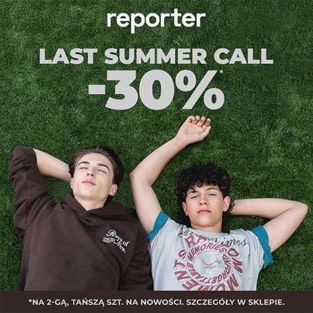 Reporter -30% rabatu 