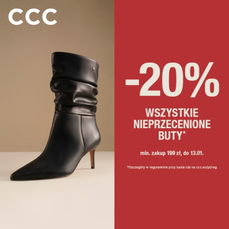 Wszystkie zimowe hity taniej w CCC