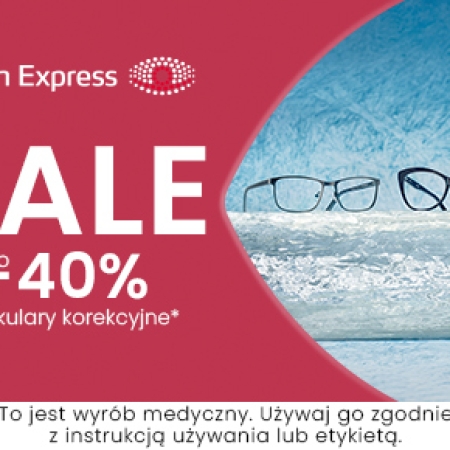 zimowa wyprzedaż na okulary korekcyjne