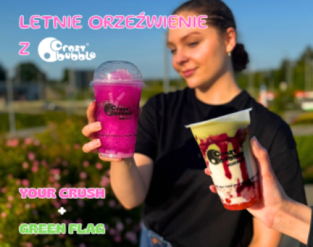Letnie orzeźwienie? Tylko z Crazy Bubble